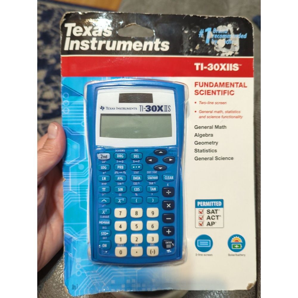 Texas Instruments TI-30X IIS Fundamental Scientific. 2-line Display Calculator
